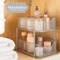 Sorbus 2 Tier Under Sink Bathroom Organizers and Storage, Metal Sliding Drawers for Enhanced Bathroom Storage (2 Pack)